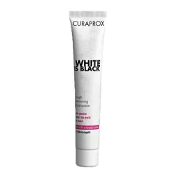 CURAPROX hvit er svart kull tannkrem, 90 ml
