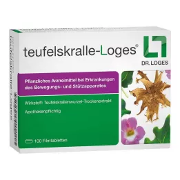 TEUFELSKRALLE-LOGES Filmdrasjerte tabletter, 100 stk