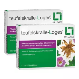 TEUFELSKRALLE-LOGES Filmdrasjerte tabletter, 200 stk