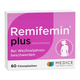 REMIFEMIN pluss johannesurt filmdrasjerte tabletter, 60 stk