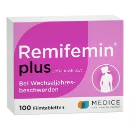 REMIFEMIN pluss johannesurt filmdrasjerte tabletter, 100 stk