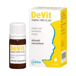DEVIT Dråper 2400 IE/ml orale dråper, 10 ml