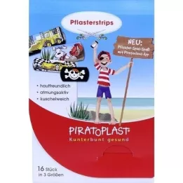 PIRATOPLAST Gipsstrimler for gutter 3 størrelser, 16 stk