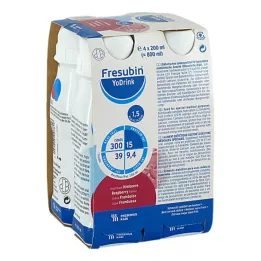FRESUBIN YoDrink bringebær, 4X200 ml