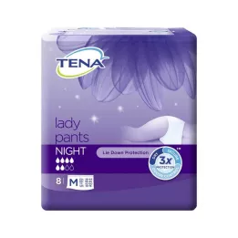 Tena Lady Night Pants M, 8 stk