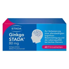 GINKGO STADA 80 mg filmbelagte tabletter, 60 stk