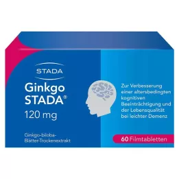 GINKGO STADA 120 mg filmdrasjerte tabletter, 60 stk