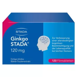 GINKGO STADA 120 mg filmdrasjerte tabletter, 120 stk
