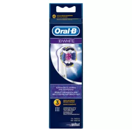 Oral-B Pensel Pensler 3D White, 3 stk