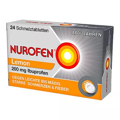 NUROFEN 200 mg Sitron smeltbare tabletter, 24 stk