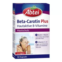 ABTEI Betakaroten Plus Hudaktive B-vitaminkapsler, 50 stk