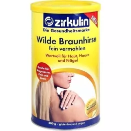 ZIRKULIN Villbrunt hirsepulver, 400 g