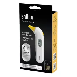 BRAUN THERMOSCAN 3 infrarøde øretermometre, 1 stk