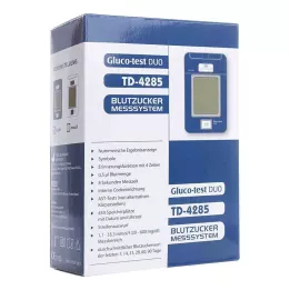 GLUCO TEST DUO Blutzuckermessger.Starterset Mg/DL, 1 stk