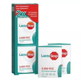 LACTOSTOP 5500 FCC tabletter klikkdispenser Dop.Pa., 2X120 St
