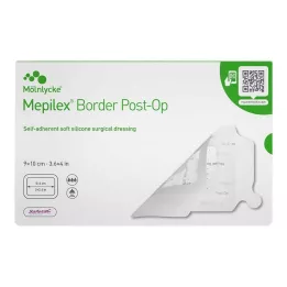 MEPILEX Kantstolpe-OP Selvklebende bandasje 9x10 cm, 10 stk