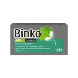 BINKO 240 mg filmdrasjerte tabletter, 30 stk
