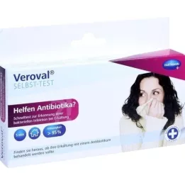 VEROVAL Hjelper antibiotika selvtest, 1 stk