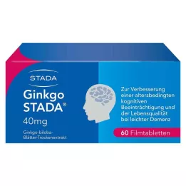 GINKGO STADA 40 mg filmbelagte tabletter, 60 stk