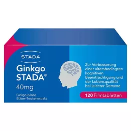 GINKGO STADA 40 mg filmdrasjerte tabletter, 120 stk