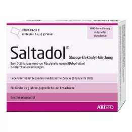SALTADOL Elektrolyttpulver til oral bruk, 12 stk