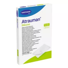 ATRAUMAN Silikonsterile 7,5x10 cm kompresser, 10 stk