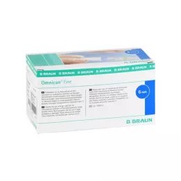 OMNICAN fin pennkanyle 31 G 0,25x6 mm, 100 stk