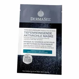 DermaSel Totes sjø minerals dybde rengjøring aktivert karbon, 12 ml