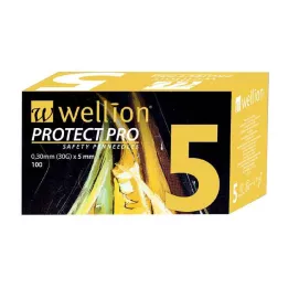 WELLION PROTECT PRO Sikkerhetspennåler 30 G 5 mm, 100 stk