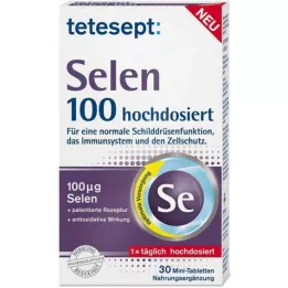 TETESEPT Selen 100 høydoserte filmdrasjerte tabletter, 30 stk