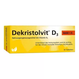 DEKRISTOLVIT D3 5600 IE tabletter, 30 stk