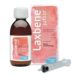 LAXBENE junior 500 mg/ml mikstur, barn 6 måneder-8 år, 200 ml