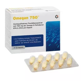 OMEGAN 750 myke kapsler, 120 stk