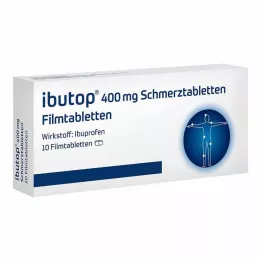 IBUTOP 400 mg smertestillende filmdrasjerte tabletter, 10 stk