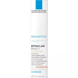 Roche Posay Effaclar Duo + Uniifiant Cream Medium mot Pimple, 40 ml