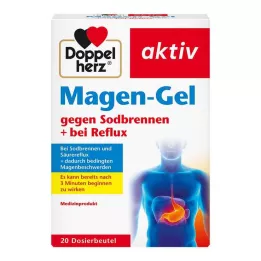 DOPPELHERZ Magegel mot halsbrann+refluks, 20 stk