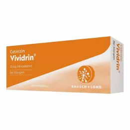 CETIRIZIN Vividrin 10 mg filmdrasjerte tabletter, 20 stk