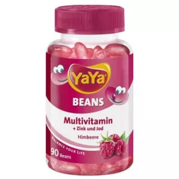 YAYA BEANS Bringebærsink- og jodtyggetabletter, 90 stk