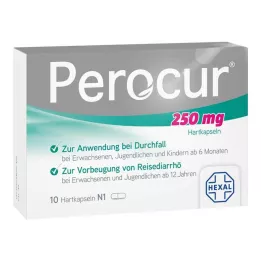 PEROCUR 250 mg harde kapsler, 10 stk