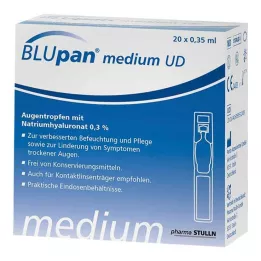 BLUPAN medium UD øyedråper, 20X0,35 ml