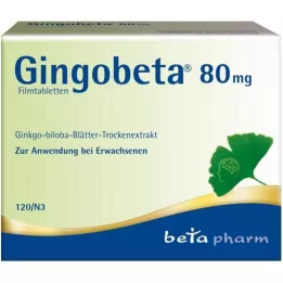 GINGOBETA 80 mg filmbelagte tabletter, 120 stk