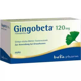 GINGOBETA 120 mg filmdrasjerte tabletter, 60 stk