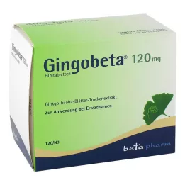 GINGOBETA 120 mg filmdrasjerte tabletter, 120 stk