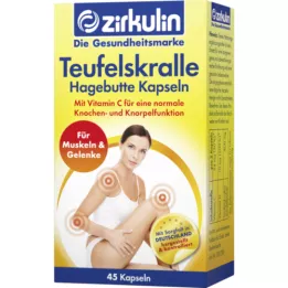 Zirkulin Teufelskralle Rosehip Capsules, 45 stk
