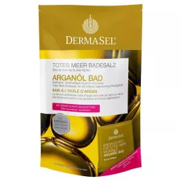 DERMASEL Dødehavsbadsalt+arganolje, 1 P