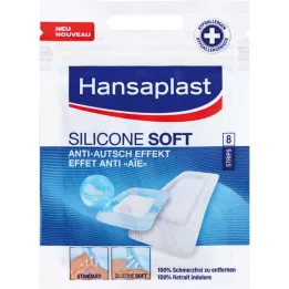 Hansaplast Silikon Soft Strips Pavement, 8 stk
