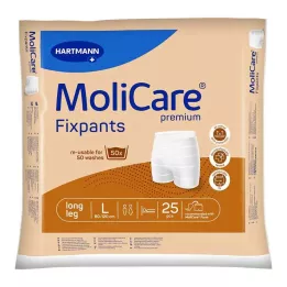 MOLICARE Premium Fixpants Long Leg Gr.L, 25 stk