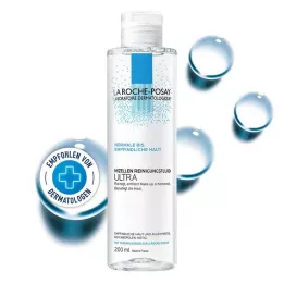 Roche Posay Micelles Rengjøringsfluid Ultra for sensitiv, 200 ml