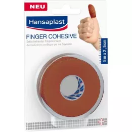 Hansaplast Selvklebende fingerbånd 2.5cm x 5m Skinf., 1 stk