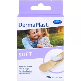 DermaPlast Soft Paving Strips 19 x 72mm, 20 stk